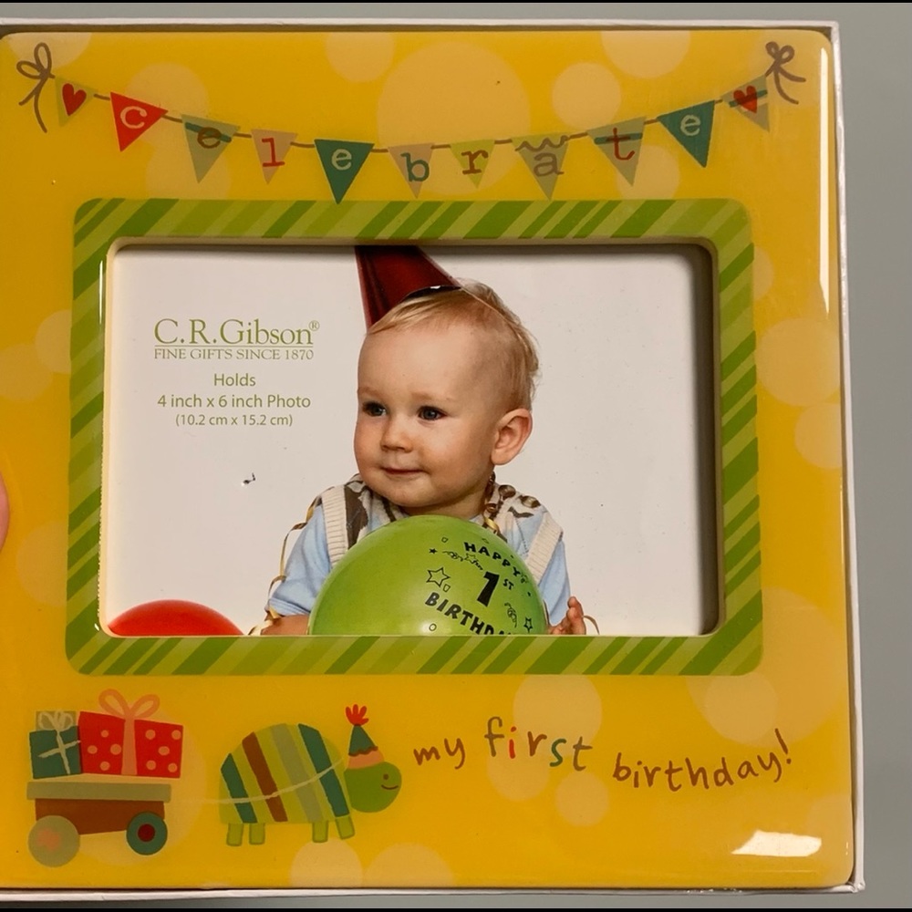Photo frame 1st birthday